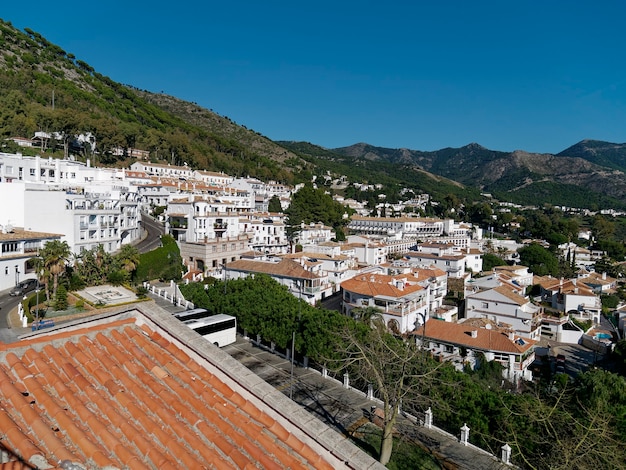 Panoramic view from the top of the village of Mijas