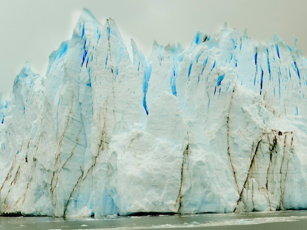 Photo panoramic view of glacier