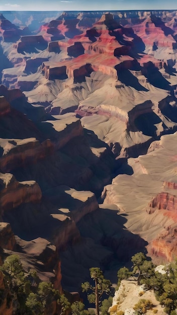 Photo panoramic view of grand canyon usa