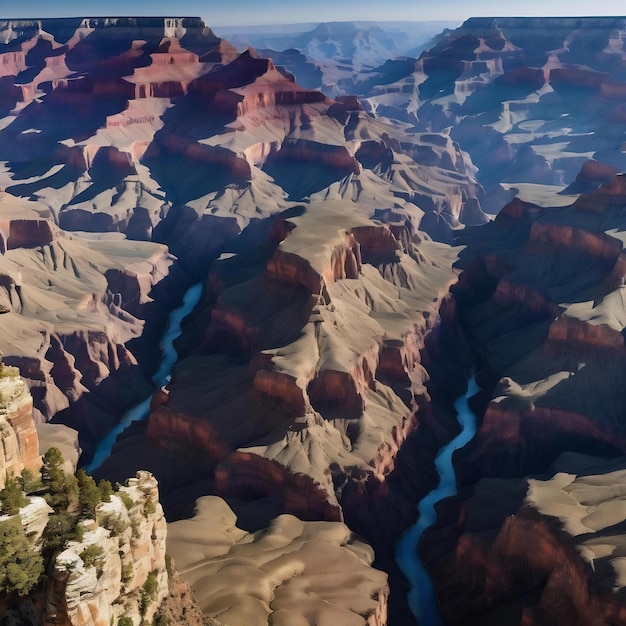 Photo panoramic view of grand canyon usa