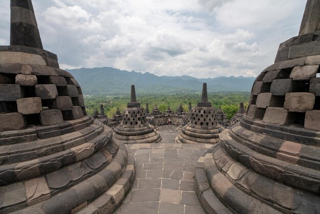 Panoramic view of historical building against sky