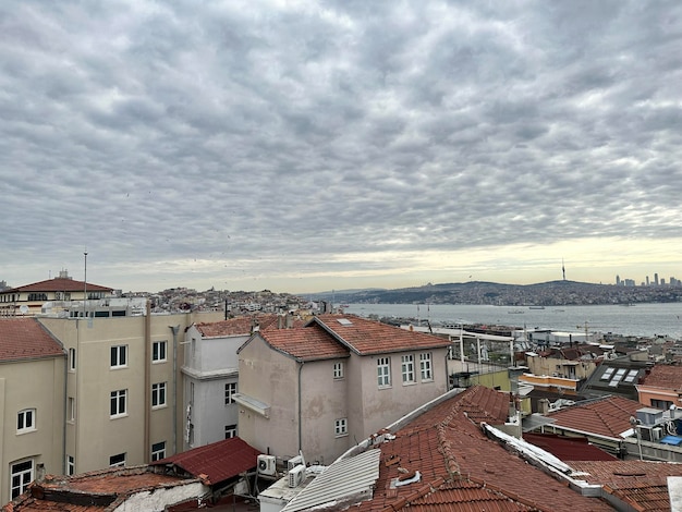 panoramic view of Istanbul from above