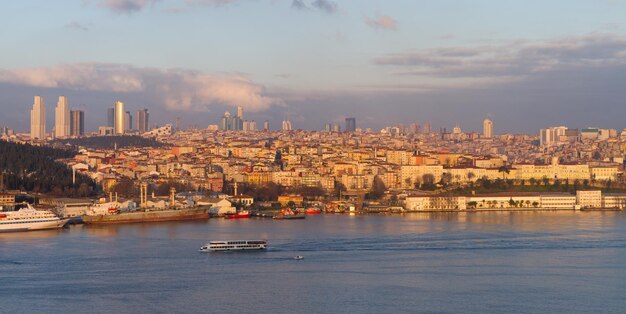 Panoramic view of Istanbul Turkey