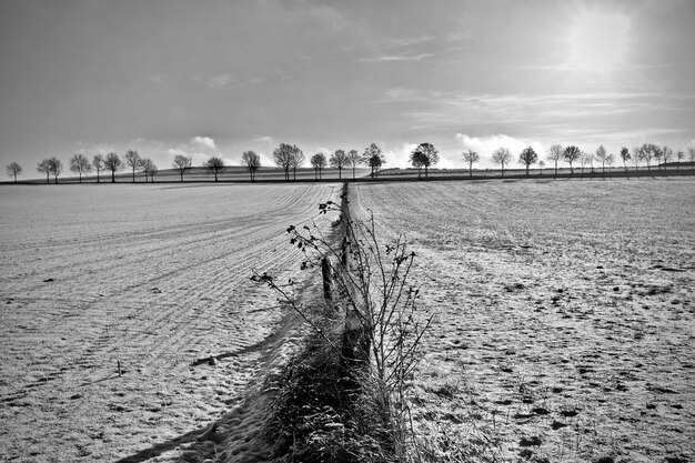 Photo panoramic view of landscape against sky