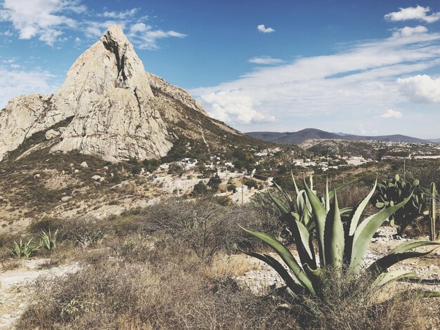 Photo panoramic view of landscape against sky