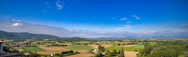 Photo panoramic view of landscape against sky