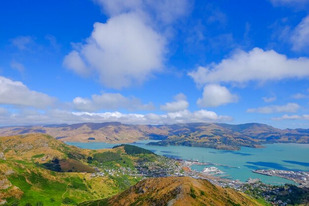 Panoramic view of landscape against sky