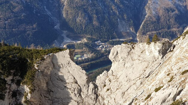 Photo panoramic view of landscape