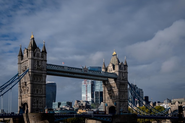 Panoramic view of London39s buildings from the River Thames United Kingdom