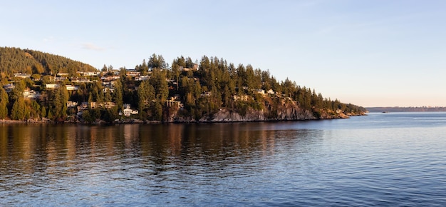 Panoramic view of the luxury homes with an Ocean View