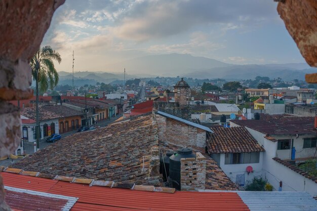 Панорамный вид на волшебный город Xico Veracruz Mexico