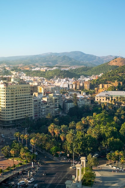 Premium Photo | Panoramic view of the malaga city costa del sol malaga