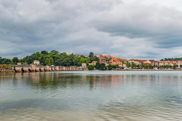 Photo panoramic view of medieval town