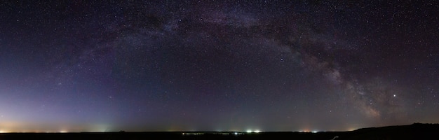 Panoramic view of the Milky Way