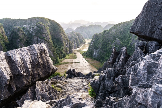 Фото Панорамный вид на гору ханг муа