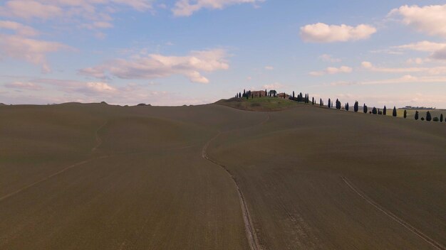 Panoramic view of road against sky