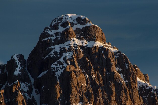 Panoramic view of rock formation against sky