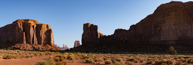 Photo panoramic view of rock formations