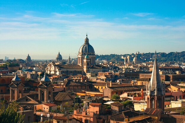 Panoramic view of Rome