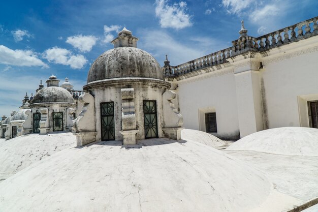 Panoramic view of the roof of Leon Cathedral, Nicaragua