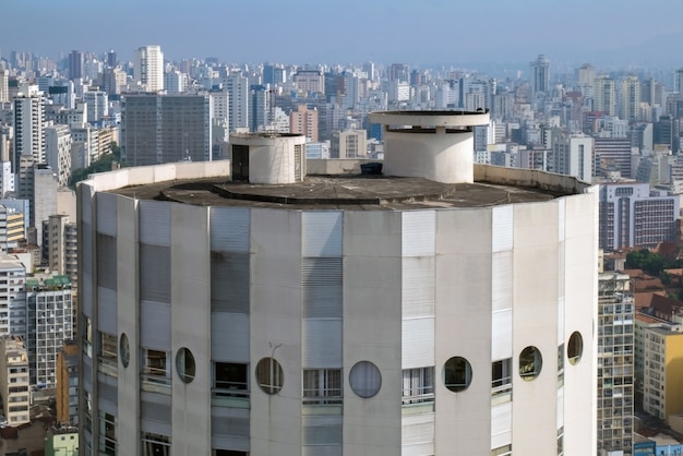 Panoramic view of Sao Paulo City Downtown.