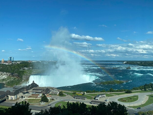 Panoramic view of sea against sky