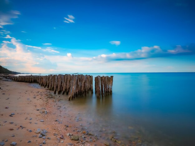 Panoramic view of sea against sky