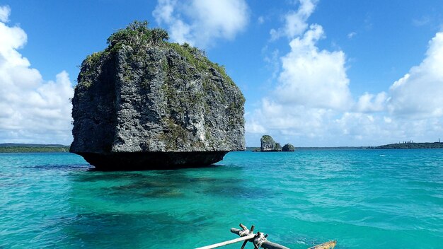 Panoramic view of sea against sky