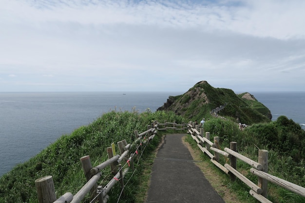 Panoramic view of sea against sky