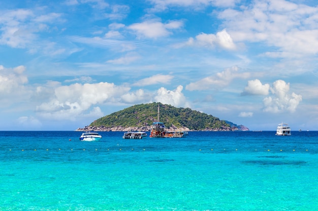 Panoramic view of  Similan islands, Thailand