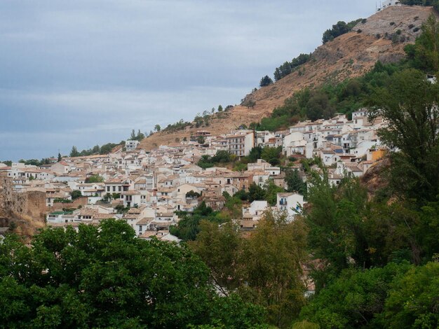 Panoramic view of the town of Cazorla