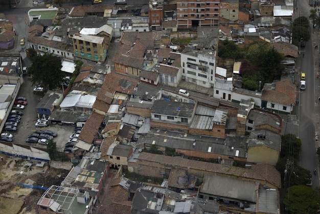 Panoramic views of Bogota Colombia