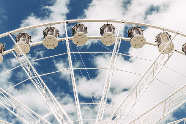 Panoramic wheel installed in the parc of Limpertsberg