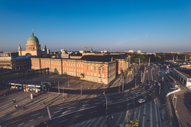 Panoramisch hoog uitzicht in Potsdam