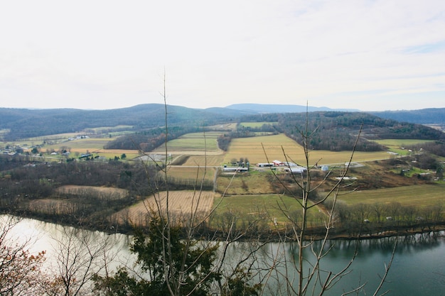 Panoramisch landschap