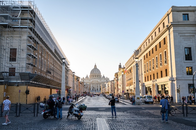 Panoramisch uitzicht op het Vaticaan