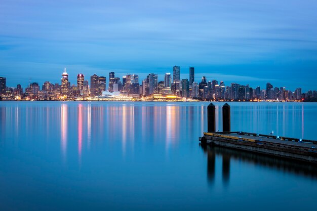 Panoramisch uitzicht over Vancouver