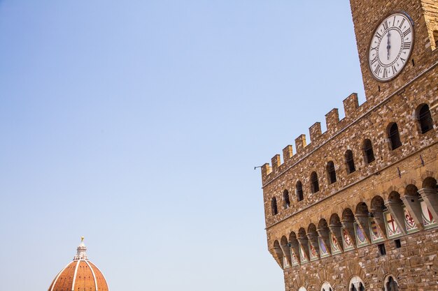 Panoramisch uitzicht vanaf Piazzale Michelangelo in Florence - Italië