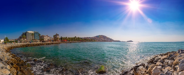 Panoramisch zicht op Kusadasi