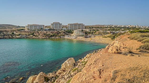 Panoramisch zicht op Malta