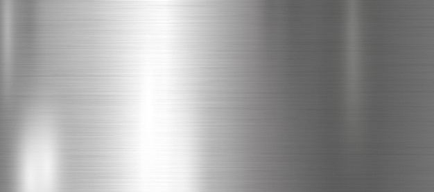 Panoramische achtergrond zilveren staal metaal textuur Vector