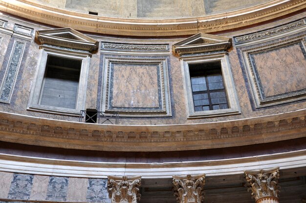 Photo pantheon in rome italy