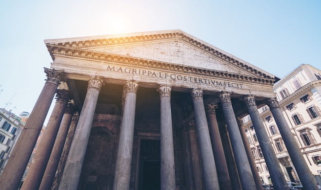 Pantheon a roma, italia