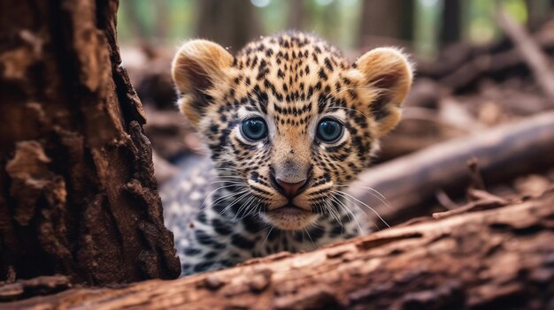 Panther Cub Leopard