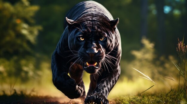 Фото Высококачественный фон panther