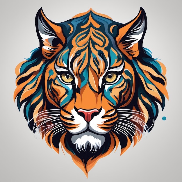 Концепция дизайна логотипа пантеры