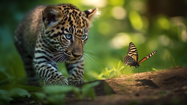 Pantherleopard cub