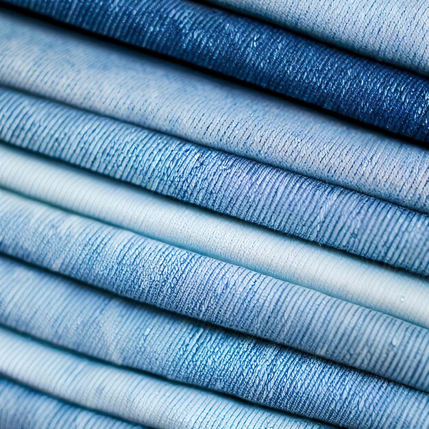 Pap closeup stack blue jeans striped pattern product mill small medium large elements summer light