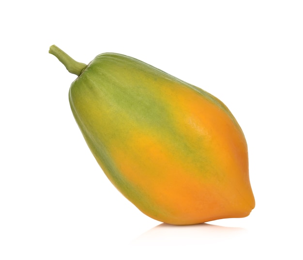 Papaya isolated on a white background