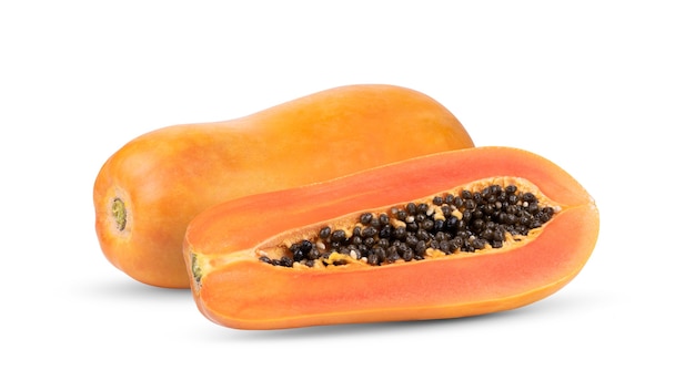 Papaya isolated